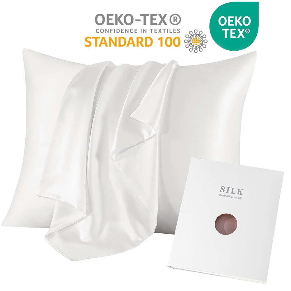 Silk Pillowcase Set - 6A 30MM 100% Two Sides Pure