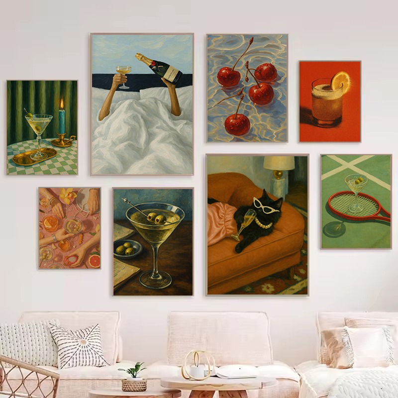 Luxury Lifestyle Pictures - 1pc Frameless Vintage Black Cat Luxury