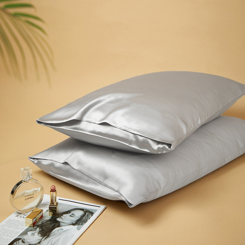 Silk Pillowcase Set - 1pair Housewife Pillowcase Both Sides 22MM