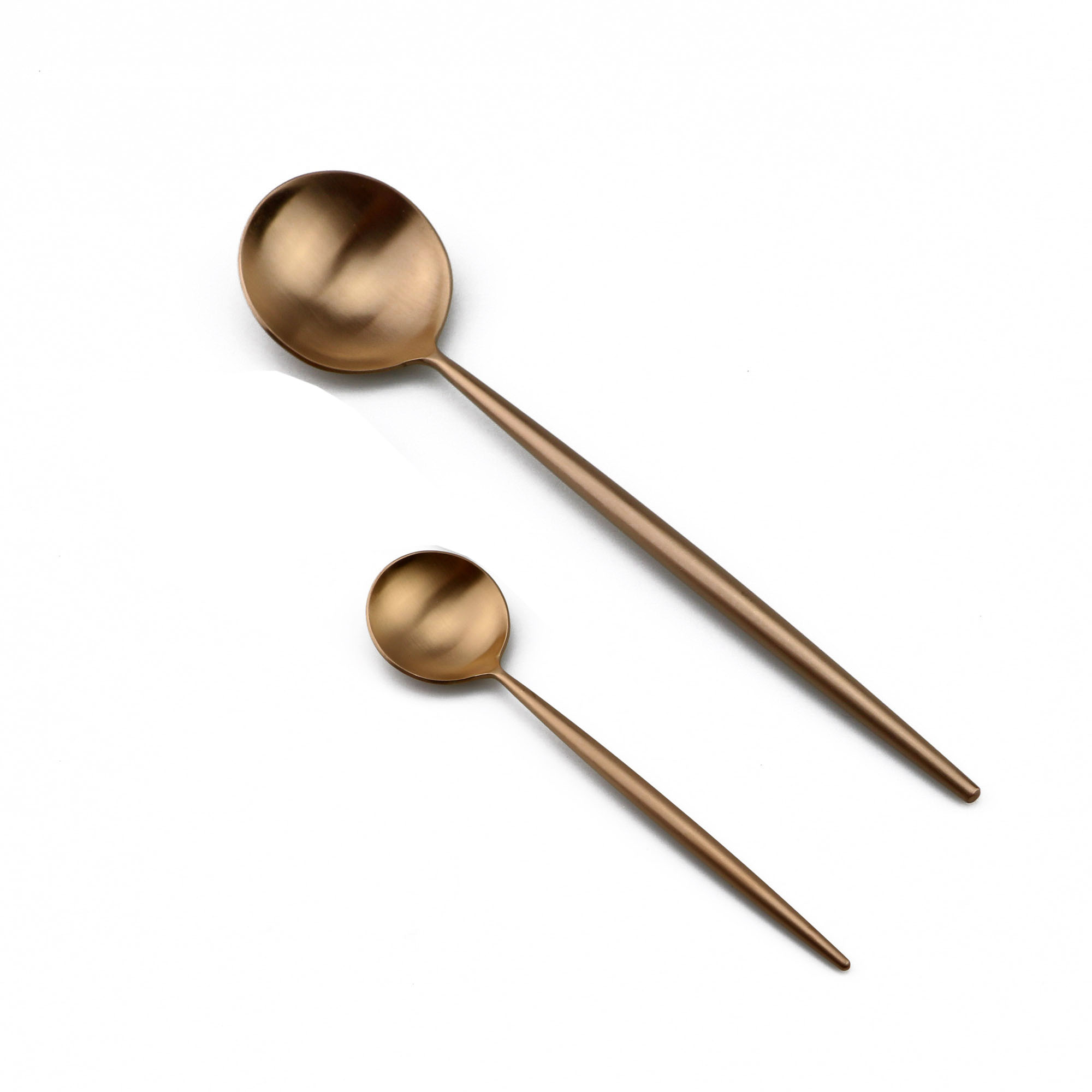 24-Pcs Rose Gold Cutlery Set W - огляд і ціна Gold Plated Cutlery