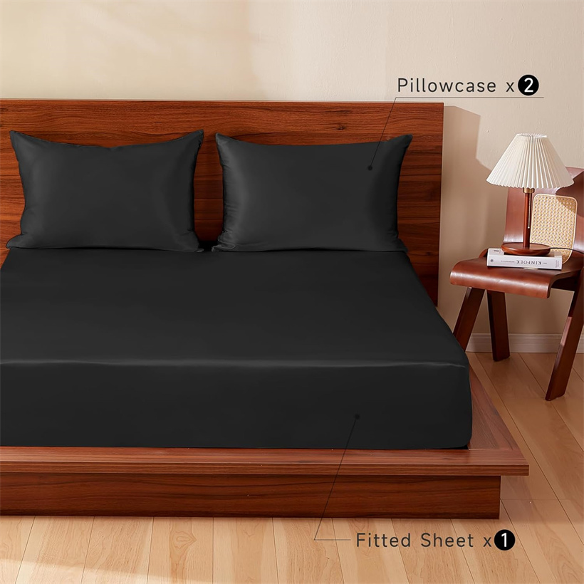 Smooth 3Pcs Set Mulberry Silk  - огляд і ціна Silk Pillowcase Set