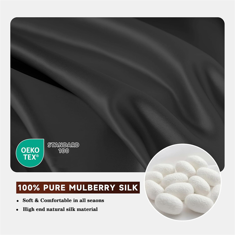 Smooth 3Pcs Set Mulberry Silk  - огляд і ціна Silk Pillowcase Set