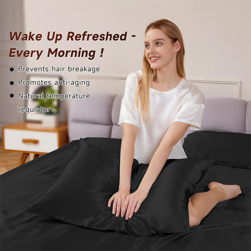 Smooth 3Pcs Set Mulberry Silk  - огляд і ціна Silk Pillowcase Set
