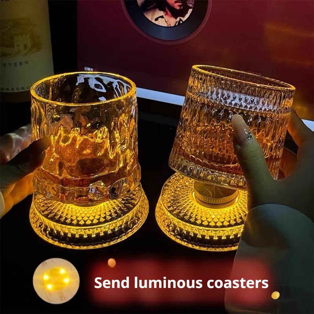 Rotating Whiskey Glass Creativ - огляд і ціна Crystal Wine Glass