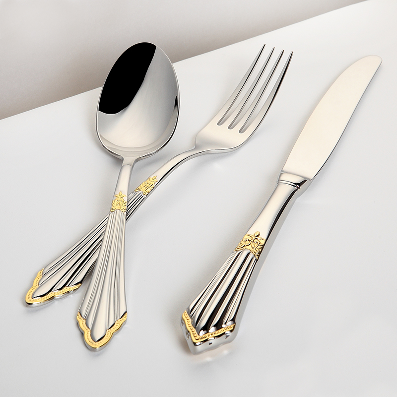 Gold Plated Cutlery Set 24pcs  - огляд і ціна Gold Plated Cutlery