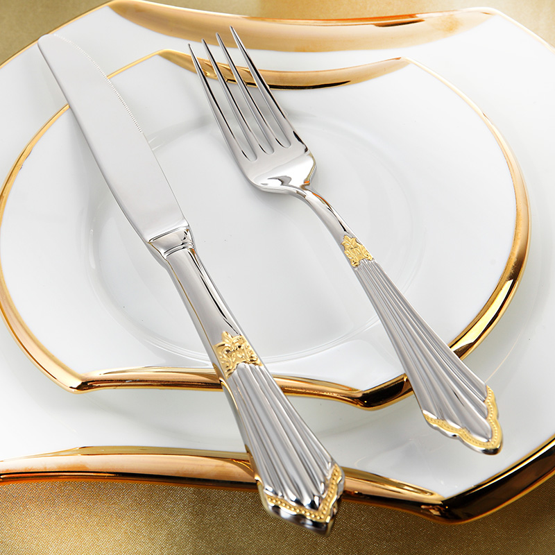 Gold Plated Cutlery Set 24pcs  - огляд і ціна Gold Plated Cutlery