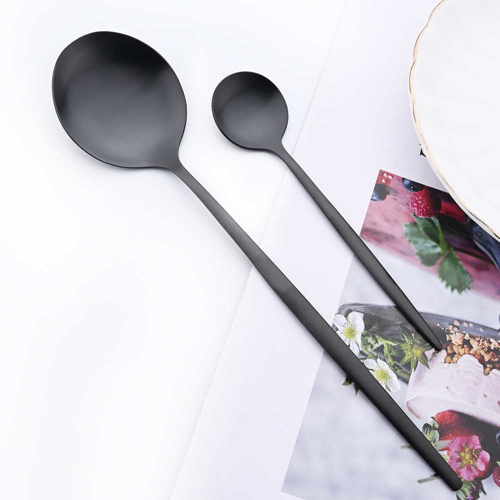 Drmfiy Black Handle Gold Coffe - огляд і ціна Gold Plated Cutlery