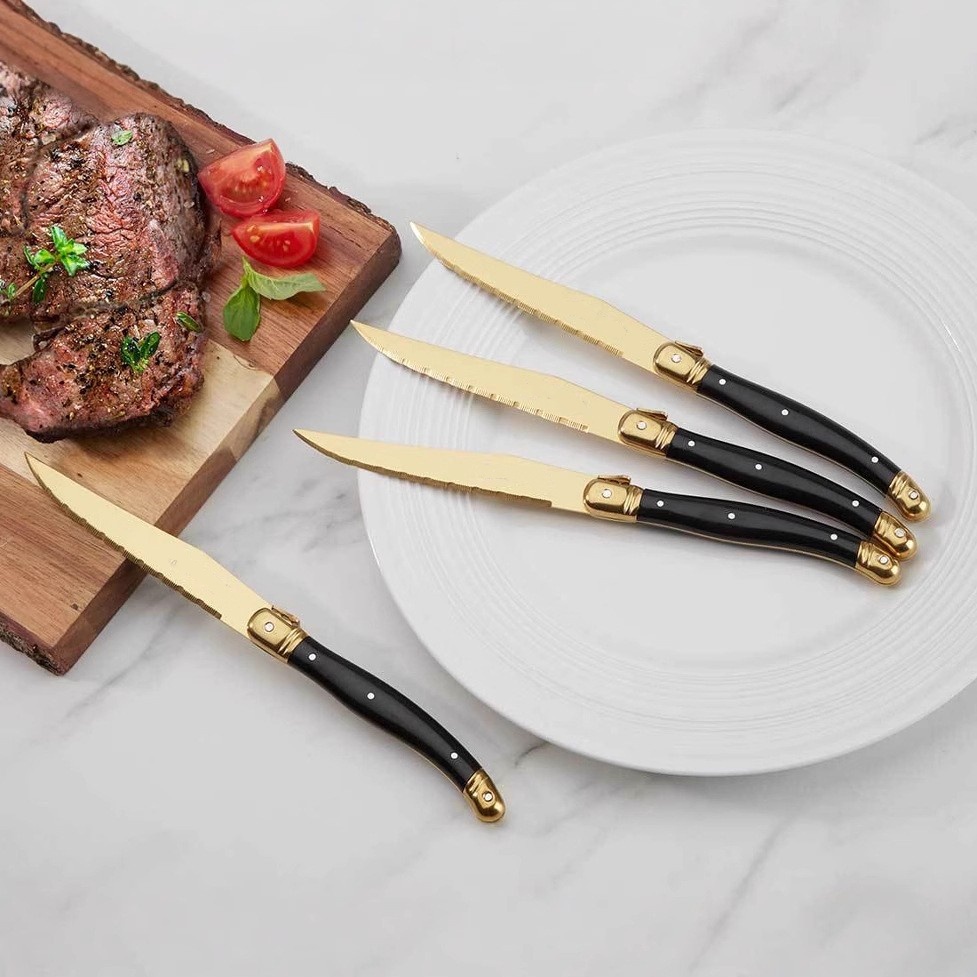 Laguiole Black Gold Cutlery Se - огляд і ціна Gold Plated Cutlery