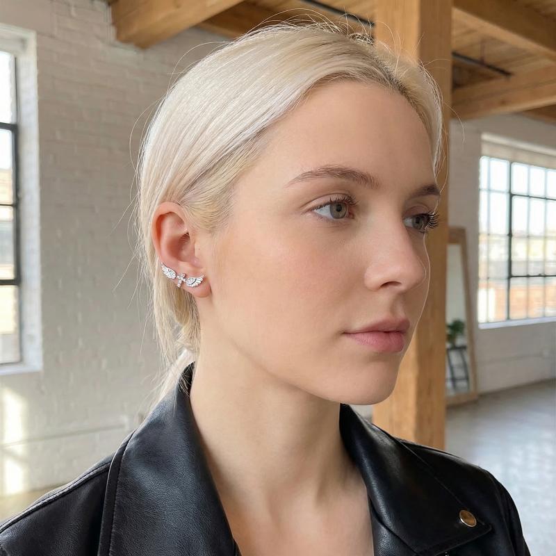 Angel Wings Cross Earrings Lux - огляд і ціна Luxury Lifestyle Party