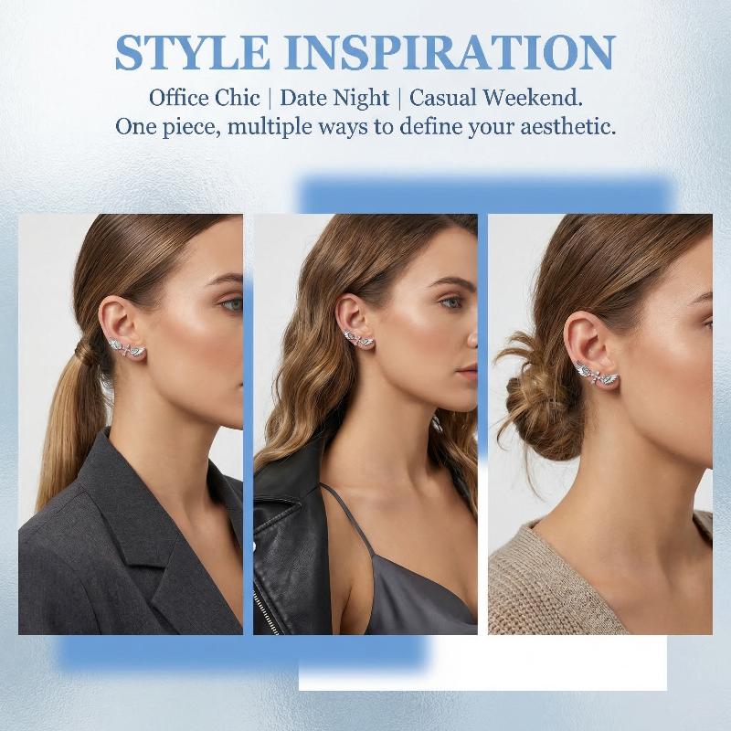 Angel Wings Cross Earrings Lux - огляд і ціна Luxury Lifestyle Party