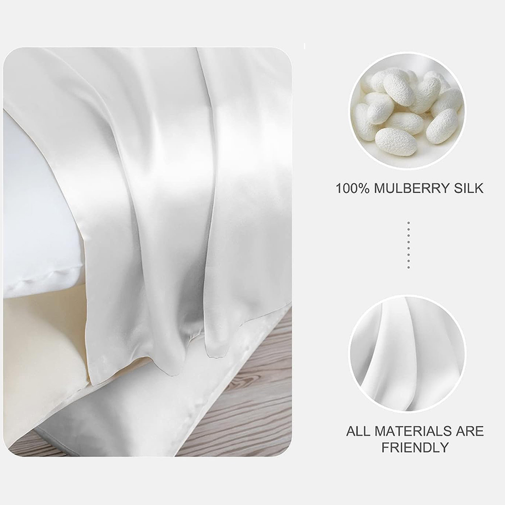 6A 30MM 100% Two Sides Pure Re - огляд і ціна Silk Pillowcase Set