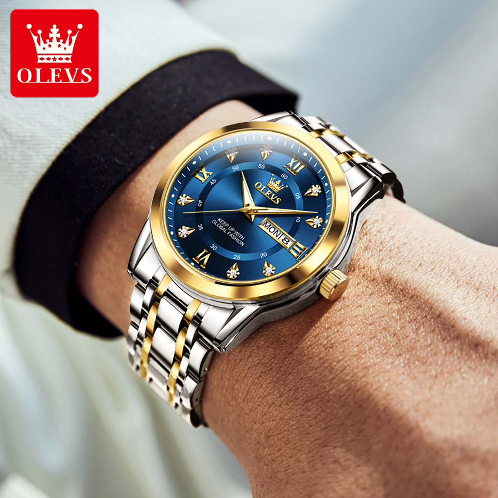 OLEVS Brand Fashion men's watc - огляд і ціна Luxury Lifestyle Men