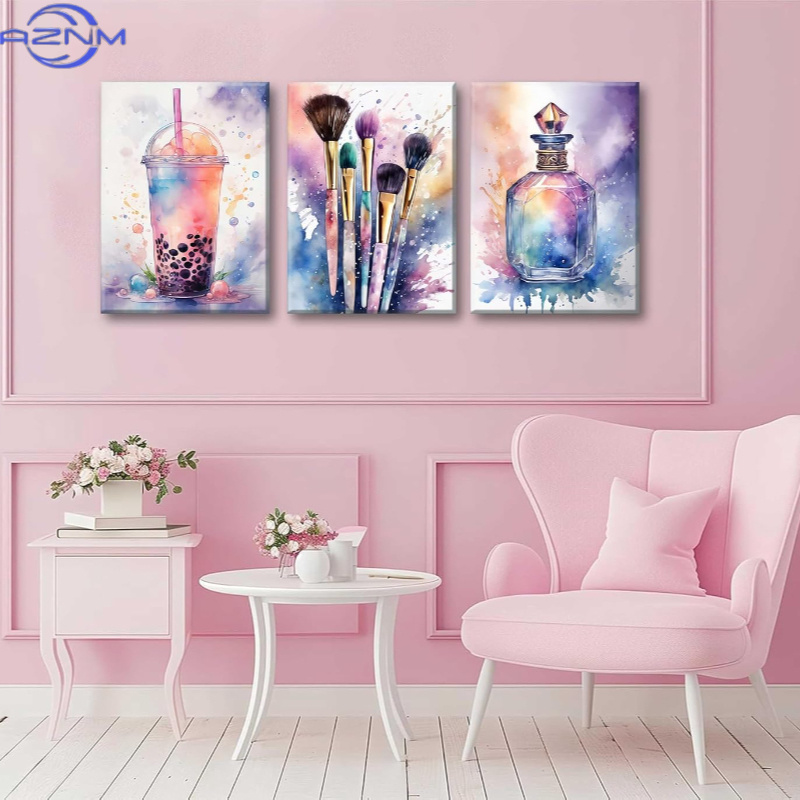 3pcs Luxury Watercolor Sweet E - огляд і ціна Luxury Lifestyle Pictures