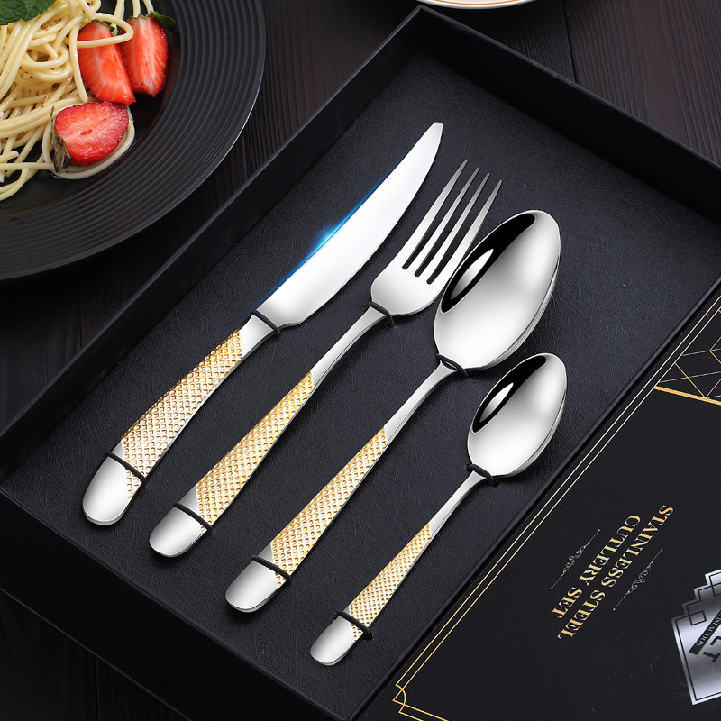 Gold Plated Stainless Steel Cu - огляд і ціна Gold Plated Cutlery