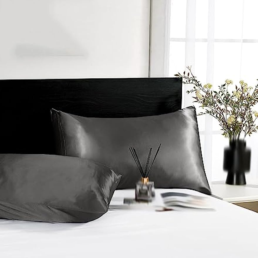 2pcs Satin Silk Pillowcase for - огляд і ціна Silk Pillowcase Set