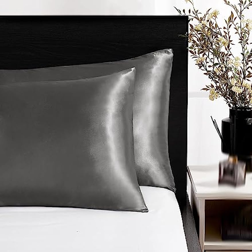 2pcs Satin Silk Pillowcase for - огляд і ціна Silk Pillowcase Set