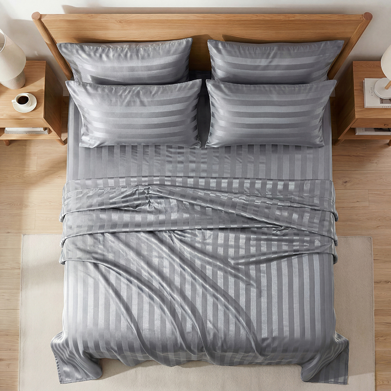 Wrinkle Resistant Striped Sati - огляд і ціна Silk Pillowcase Set