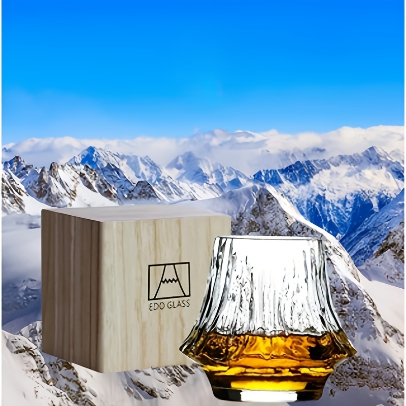 Fuji Mountain Inspired Whiskey - огляд і ціна Crystal Wine Glass
