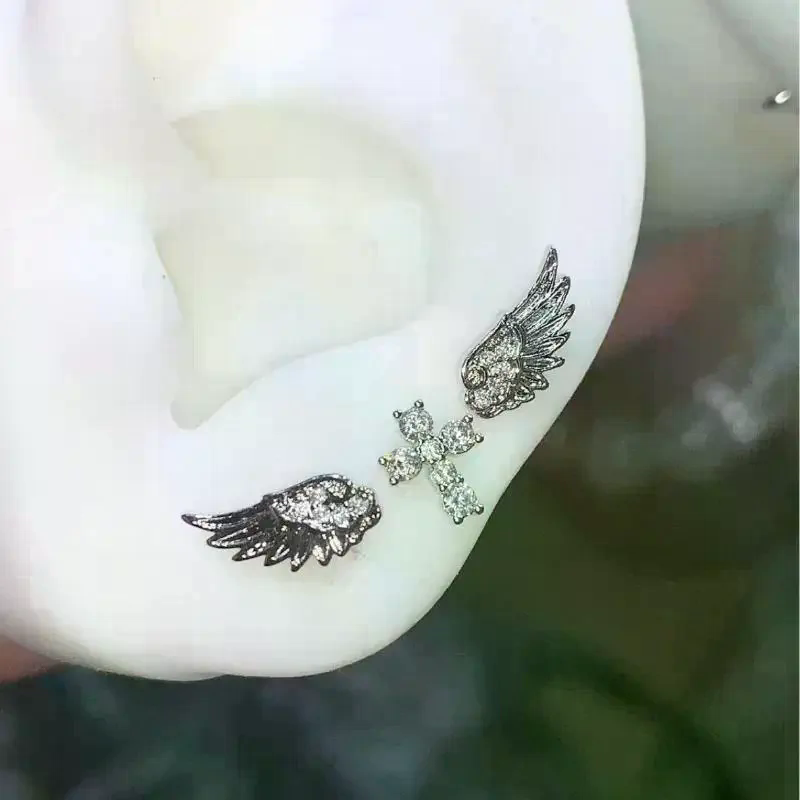 Angel Wings Cross Earrings Lux - огляд і ціна Luxury Lifestyle Party