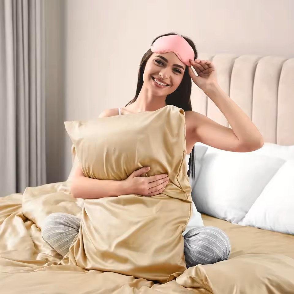 1PC Satin Pillowcase for Hair  - огляд і ціна Silk Pillowcase Set