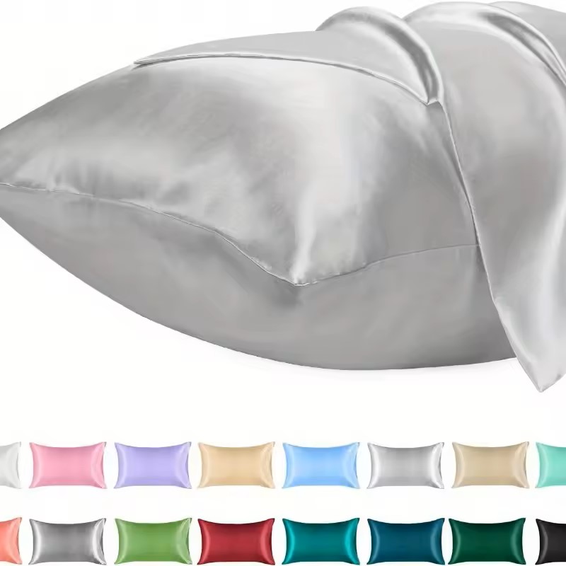 1PC Satin Pillowcase for Hair  - огляд і ціна Silk Pillowcase Set