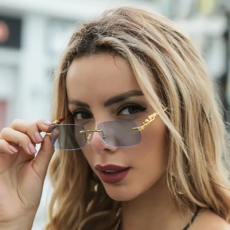 Rimless Square Sunglasses Wome - огляд і ціна Luxury Lifestyle Men