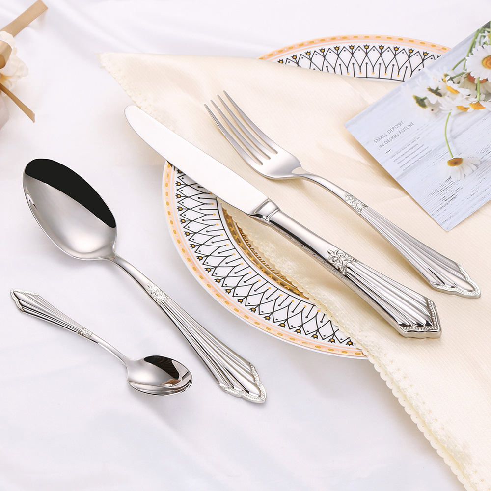 4/8/12/16/20 Pieces Gold Plate - огляд і ціна Gold Plated Cutlery